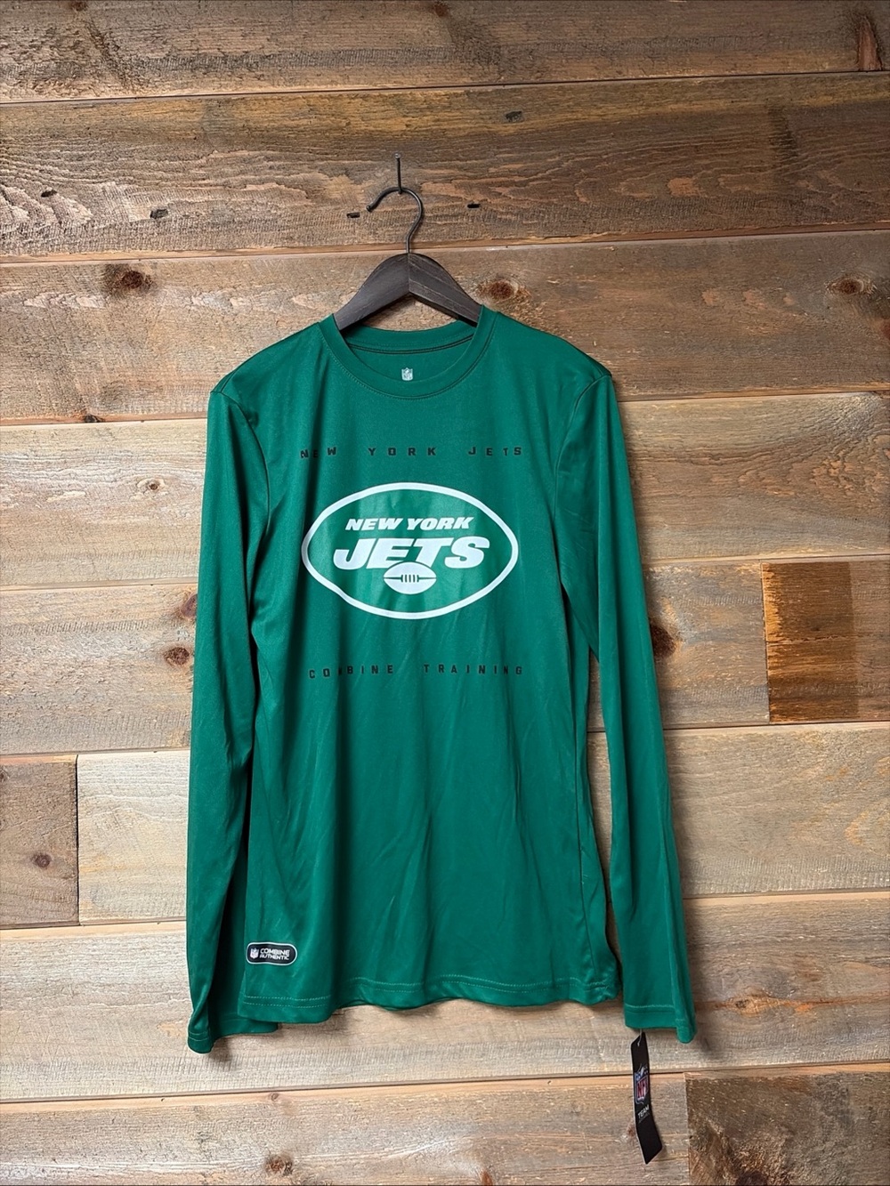 Nike NFL New York Jets Dri-FIT Long Sleeve Football Shirt Mens Size S NWT